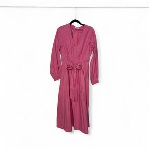 Livro Elegant Pink Wrap Dress